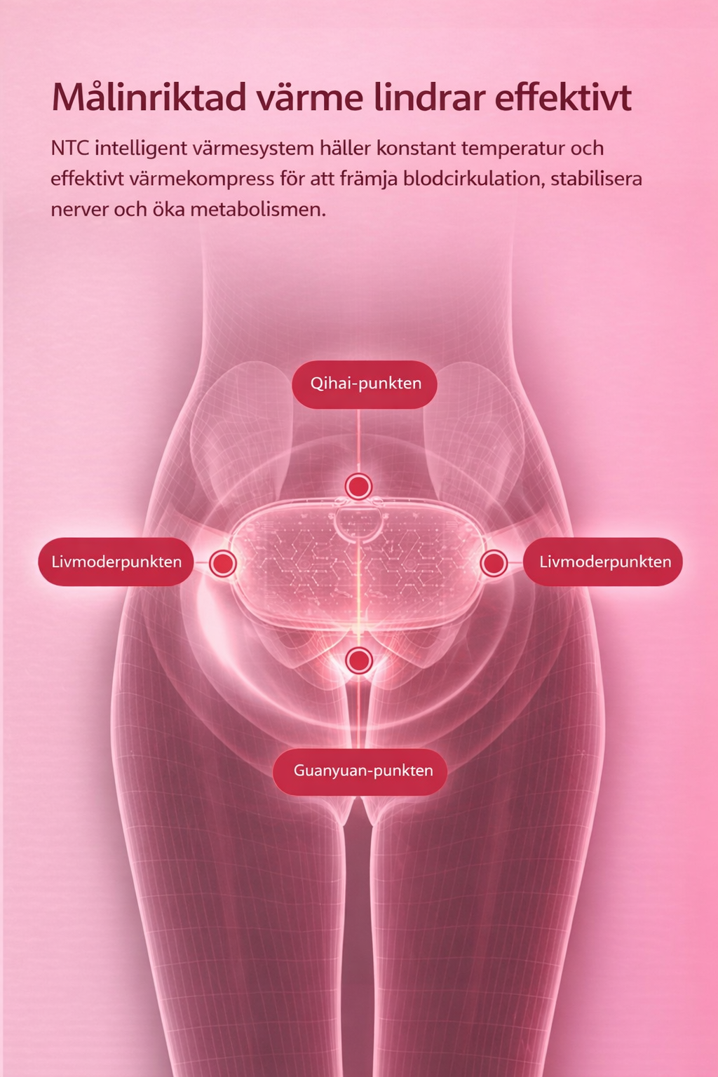 Smart Värmebälte med Massage