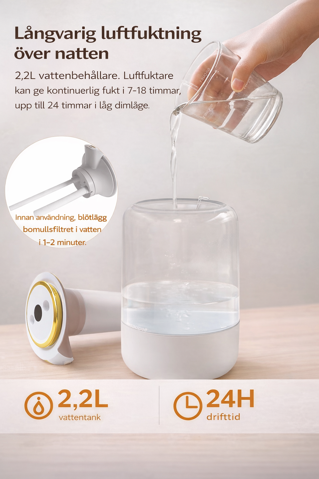 Luftfuktare – För bättre sömn och lugnare andning
