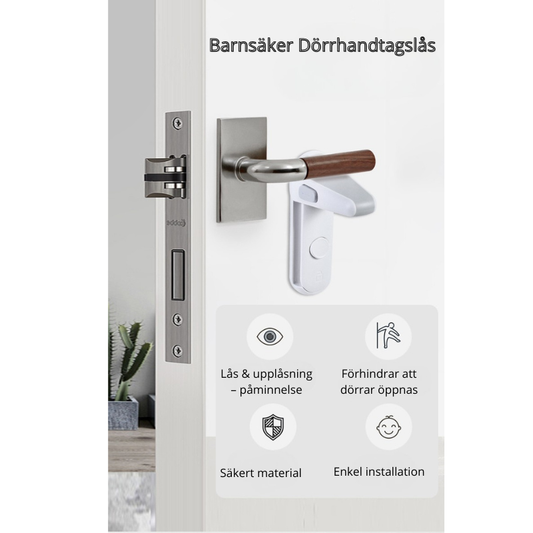 Dörrhandtagslås för barn och husdjur